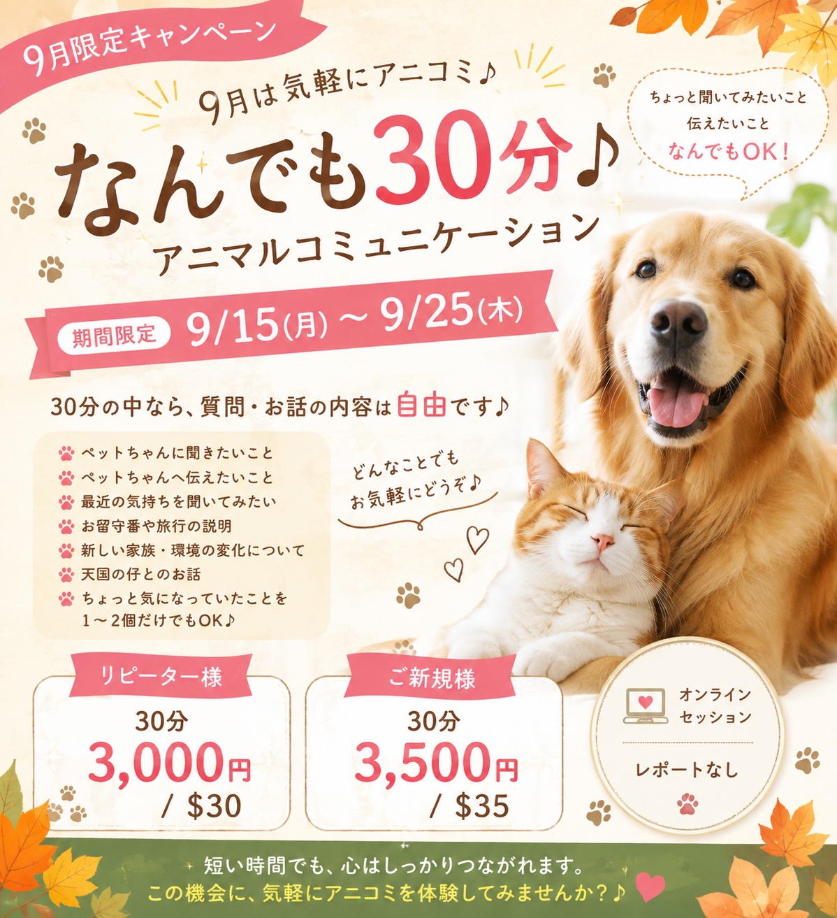 アニマルコミュニケーターエイミー